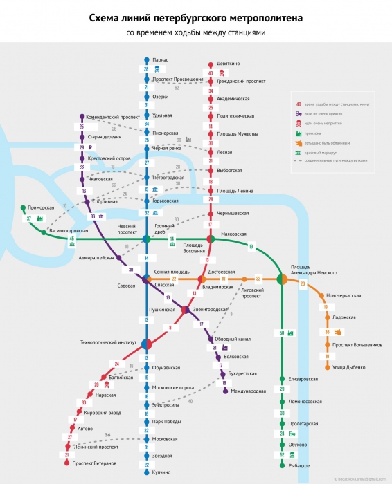 Карта Метро Спб С Расчётом Времени - outletspecification