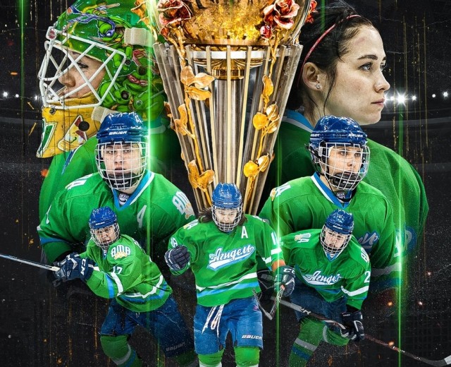 Хоккеистки «Агидели» во второй раз выиграли золотые медали Женской хоккейной лиги