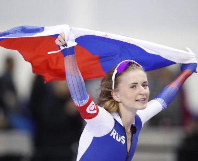 Нижегородка Наталья Воронина завоевала приз норвежского конькобежца Оскара Матисена