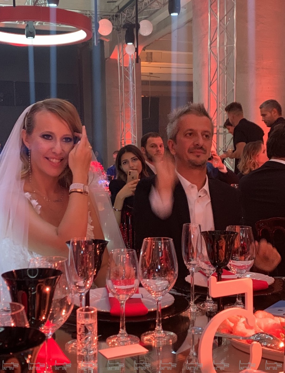 Фоторепортаж как прошла свадьба Ксении Собчак и