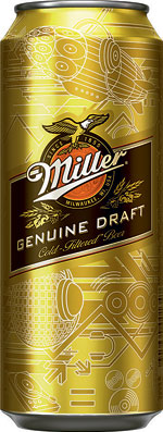 Пиво Miller в новой упаковке