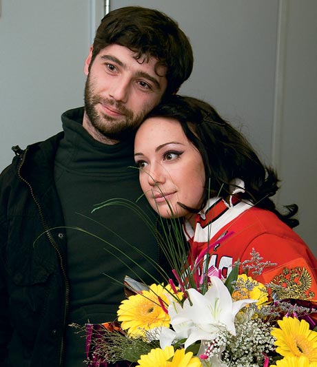 Чулпан Хаматова с другом Чулпан Хаматова с другом