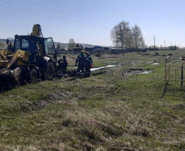 В Башкортостане произошел разлив нефтепродуктов