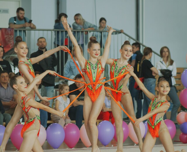 В Новосибирской области состоялись благотворительные соревнования по художественной гимнастике «Добрые Сердца»